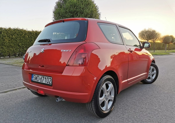 Suzuki Swift cena 14900 przebieg: 172000, rok produkcji 2008 z Rydułtowy małe 781